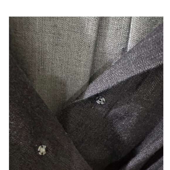 Altuzarra Lydia Cotton Blend Poplin Shirtdress Berry Blue Denim Pockets, size 12 - Picture 4 of 13